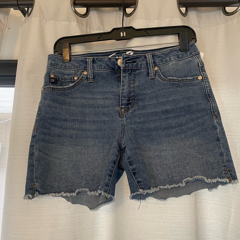 Seven7 Blue Jean Shorts